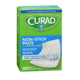 Medline, Curad Non-Stick Pads With Adhesive Tabs, 2 Inches X 3 Inches, 20 Each
