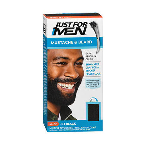 Just For Men Color Gel Mustache Beard Sideburns Jet Black 1 each by Just For Men
