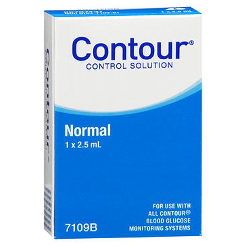 Contour, Bayer Ascensia Microfil Normal Control Blood Glucose Meter System, 2.5 ml