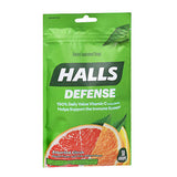 Halls, Halls Defense Vitamin C Supplement Drops, Assorted Citrus 30 each