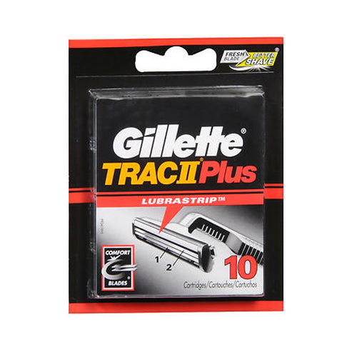 Gillette, Gillette Trac Ii Plus Cartridges, 10 each