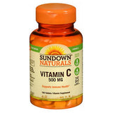 Sundown Naturals, Sundown Naturals Vitamin C With Ascorbic Acid, 500 mg, 100 tabs