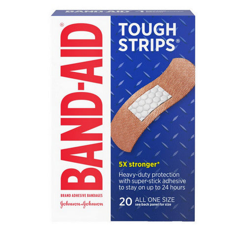 Band-Aid, Band-Aid Tough-Strips Bandages All One Size, 20 ct