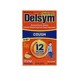 Delsym, Delsym Child 12 Hour Cough Suppressant Liquid Orange-Flavored, Orange Flavor 3 oz