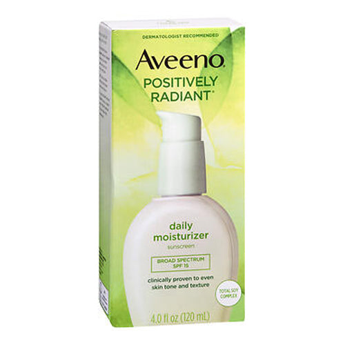 Aveeno, Aveeno Active Naturals Radiant Daily Skin Moisturizer With Spf 15, 4 oz