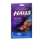 Halls, Halls Fruit Breezers Throat Drops, Cool Berry 25 Each