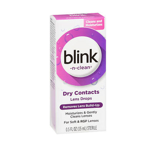 Complete, Complete Blink-N-Clean Lens Drops For Soft Contact Lenses, 15 ml