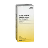 Keto-Diastix, Bayer Keto-Diastix Reagent Strips For Urinalysis, Count of 1
