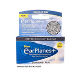 Earplanes, Earplanes Earplugs Ear Protection From Flight Air And Noise Sound, 1 pair