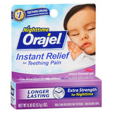 Baby Orajel, Baby Orajel Nighttime Formula Teething Pain Relief Gel, 0.18 oz